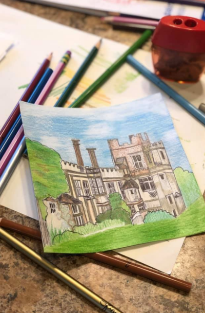 Sudeley Castle Print | Watercolor