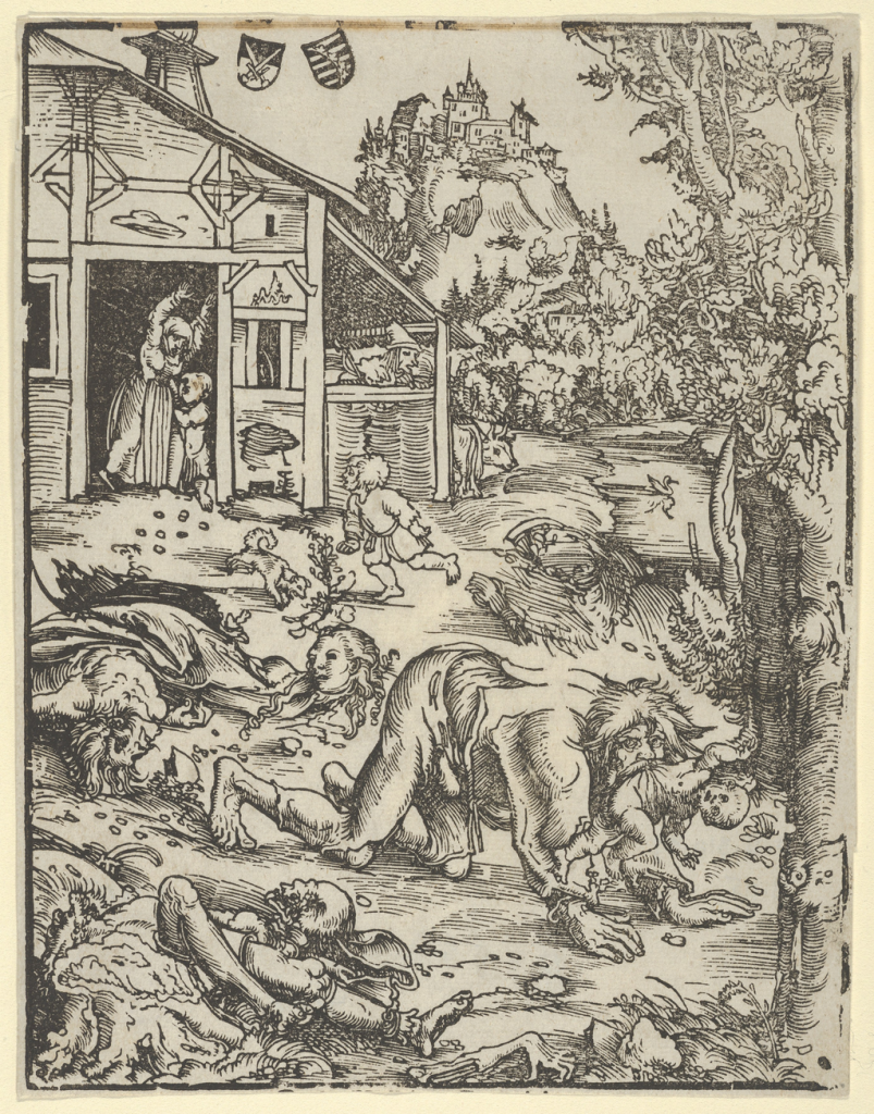 Werewolf of dole illustration, dated 1512